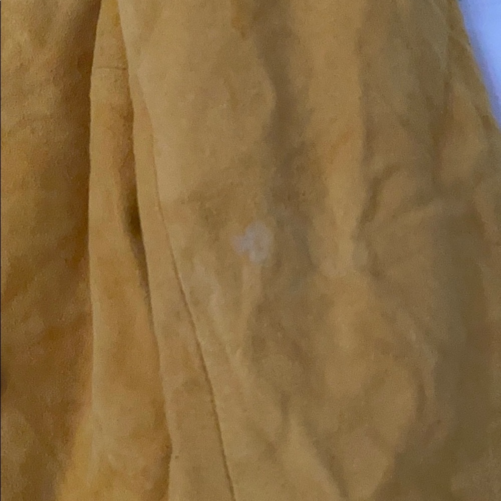 Tory Burch Vintage suede jacket yellow, 6 - Picture 8 of 9